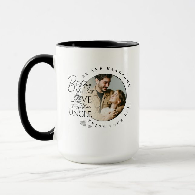 Birthday Gifts For Uncle | Custom Photo Mugg (Vänster)