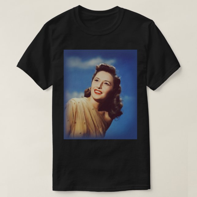 Birthday Gifts Stanwyck Drama Barbara Actress Awes T Shirt (Design framsida)