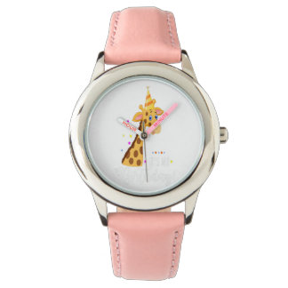 Birthday Giraffe Kid Watch Birthday Gift för barn Armbandsur