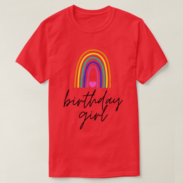 Birthday Girl 29 T Shirt (Design framsida)