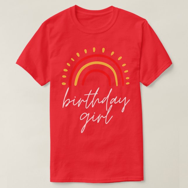 Birthday Girl 2 T Shirt (Design framsida)