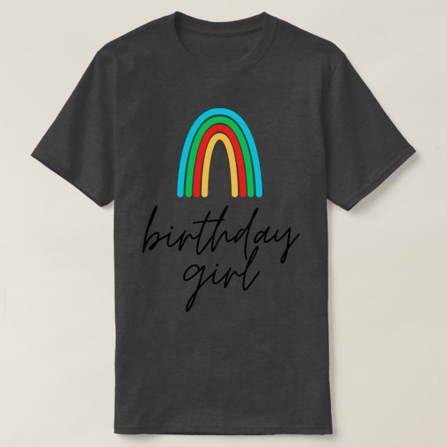Birthday Girl 43 T Shirt (Design framsida)