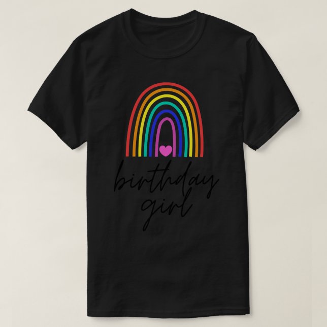 Birthday Girl 8 T Shirt (Design framsida)