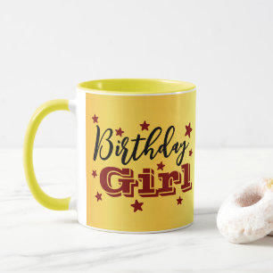 Birthday Girl Combo Mugg för Speciella Firande