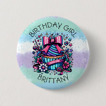Birthday Girl Cupcoa Whimsical Personlig