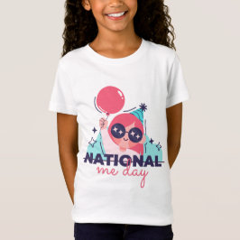 Birthday Girl Cute Balloon Mode T Shirt