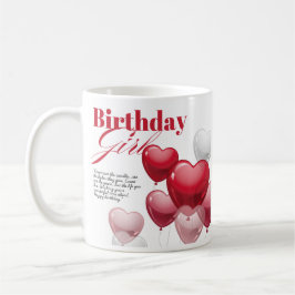 Birthday Girl designer kaffe/ Tea mugg