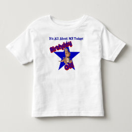 Birthday Girl Dinosaur om mig T-Shirt