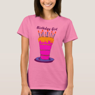 Birthday Girl Giant Rosa Birthday Cake Tee
