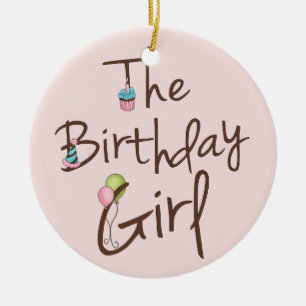 Birthday Girl Julgransprydnad Keramik