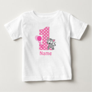 Birthday Girl Kattunge Rosa Personlig Shirt Tröja