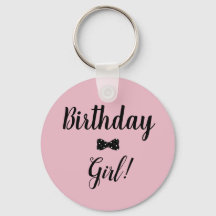 Birthday Girl Keychain