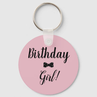 Birthday Girl Keychain Nyckelring