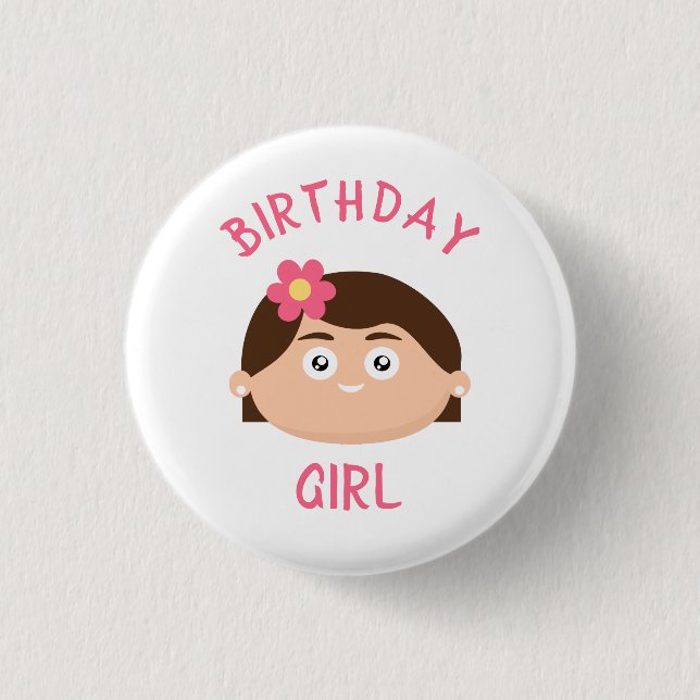Birthday Girl Knapp (Framsida)