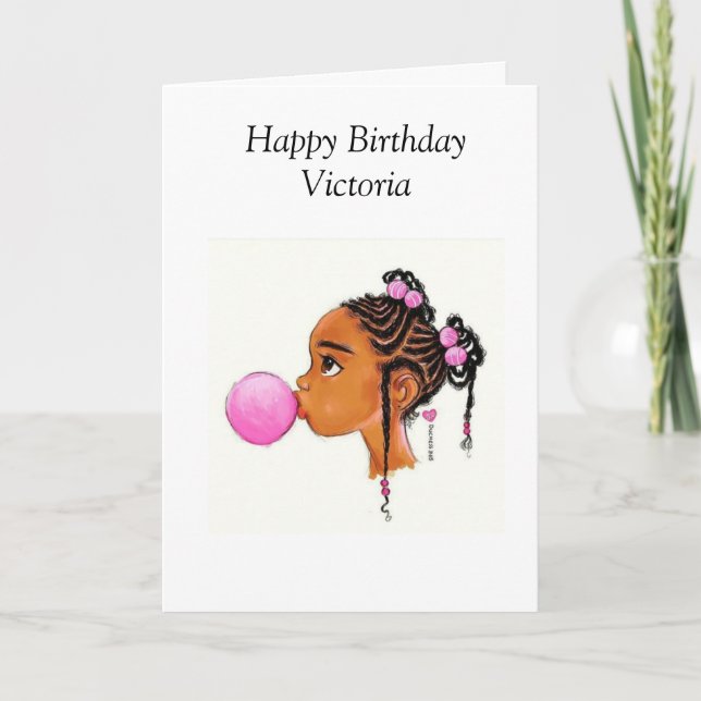 Birthday Girl Kort (Framsida)