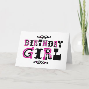 Birthday Girl Kort
