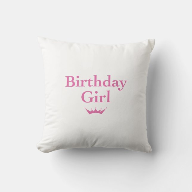 Birthday Girl Kudde (Framsida)