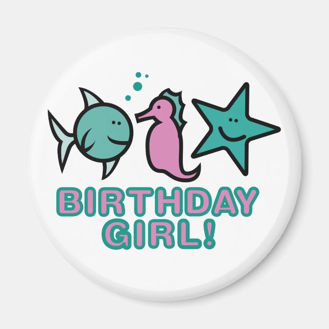 Birthday Girl! Magnet (Framsidan)