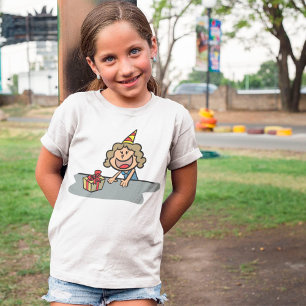 Birthday Girl med gift T Shirt