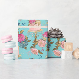 Birthday Girl Mönster Presentpapper