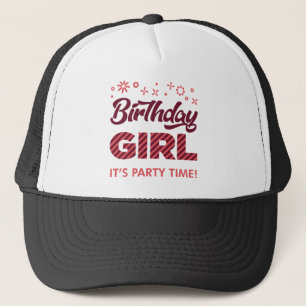 Birthday Girl Party Princess Krona Girls Keps