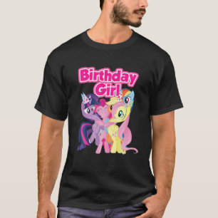 Birthday Girl Pony Horse Unicorn för princess Kids T Shirt