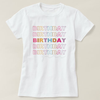 Birthday Girl Shirt, Födelsedagsfest Shirt, Gift T Shirt