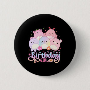 Birthday Girl Squad Mallow Girls Cute Kids Knapp