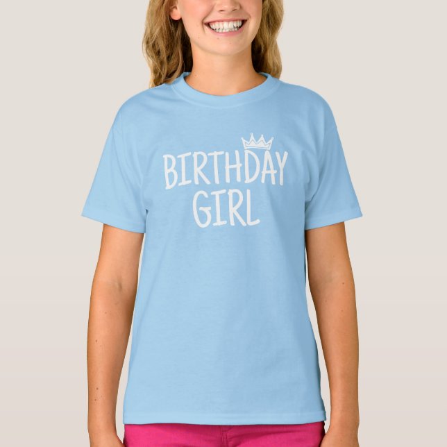 Birthday Girl T Shirt (Framsida)