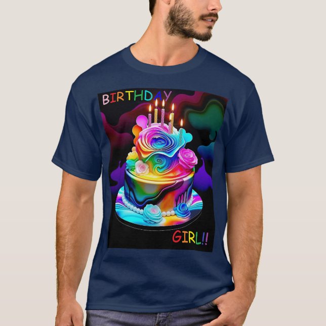 Birthday Girl T Shirt (Framsida)