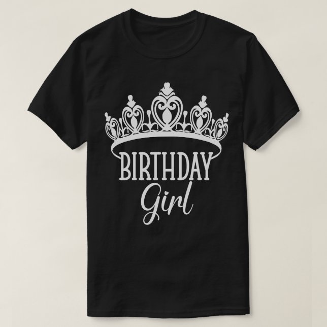 Birthday Girl T Shirt (Design framsida)