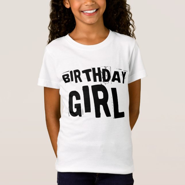 BIRTHDAY GIRL T-SHIRTS (Framsida)