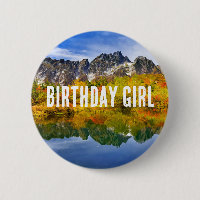 Birthday Girl vackra Land-bergen
