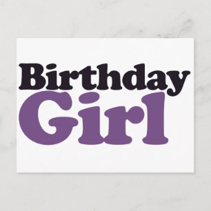 Birthday Girl Vykort