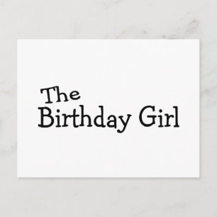 Birthday Girl Vykort