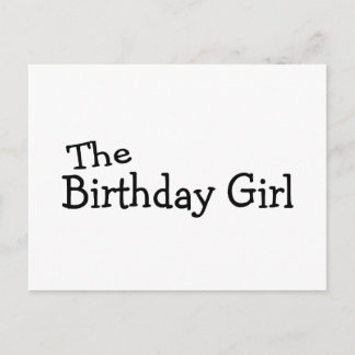 Birthday Girl Vykort