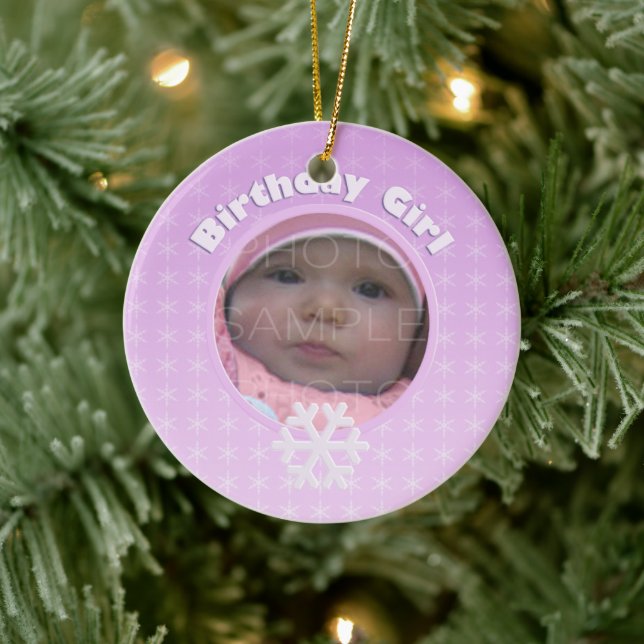 Birthday Girl Winter Onederland ornament (Träd)