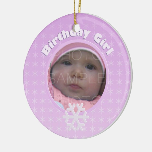 Birthday Girl Winter Onederland ornament (Vänster)