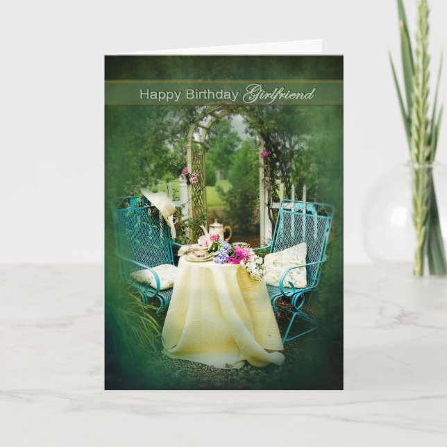 BIRTHDAY, GIRLFRIEND KORT (Framsida)