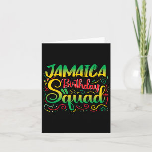 Birthday Girls Jamaica Squad Resa 2025 Party Outfi Kort