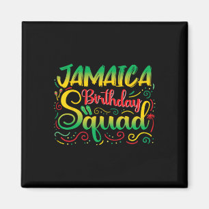 Birthday Girls Jamaica Squad Resa 2025 Party Outfi Magnet