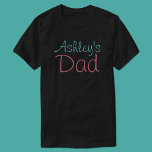 Birthday Girl's Pappa T Shirt<br><div class="desc">Om du vill samordna födelsedagsgåvor och party dekorationer går du till resten av butiken.</div>