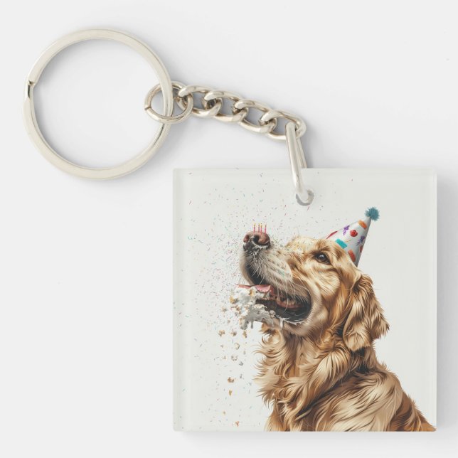 Birthday Golden Retriever Hund (Framsidan)