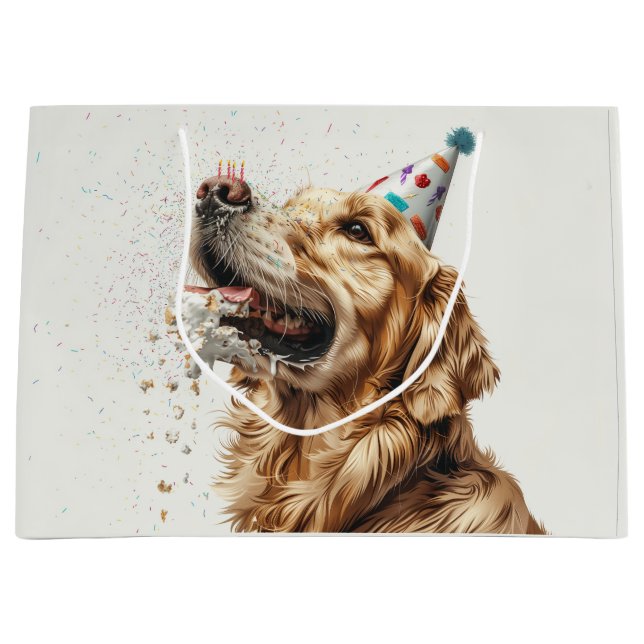 Birthday Golden Retriever Hund (Framsidan)