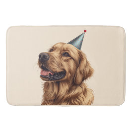 Birthday Golden Retriever Hund Badrumsmatta