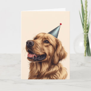 Birthday Golden Retriever Hund Kort