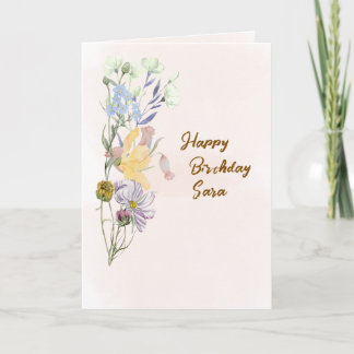 Birthday Greetings Card Kort