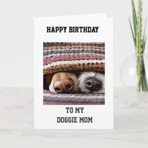 BIRTHDAY GREETINGS "FRÅN DIN DOGGIE"-KORT KORT