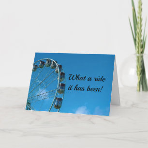 BIRTHDAY GREETINGS "VAD HAR DET VARIT?" KORT