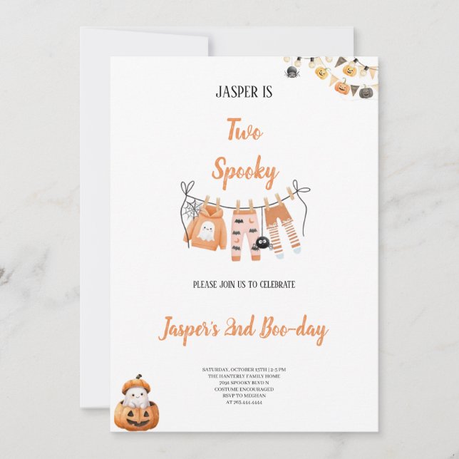 BIRTHDAY HALLOWEEN ENJOYABLE PARTY VIBE-INBJUDAN INBJUDNINGAR (Framsida)